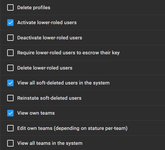 tiCrypt permissions frame 2