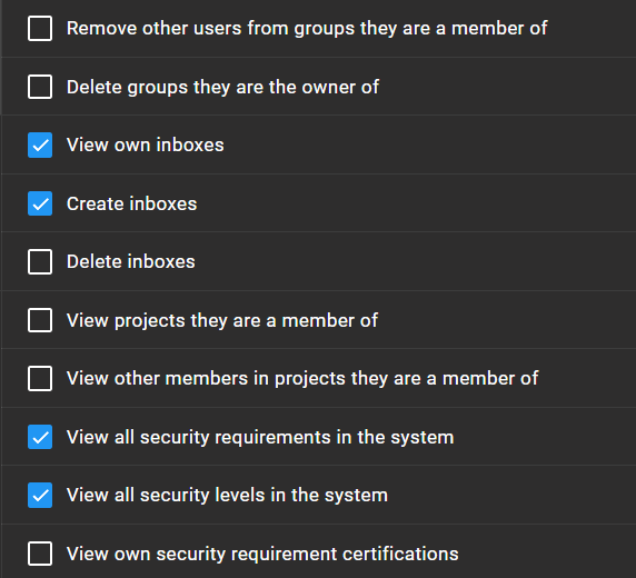 tiCrypt permissions frame 7