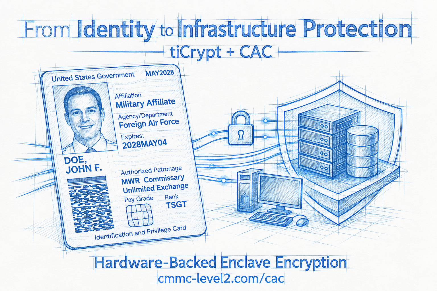 Common Access Card (CAC) in tiCrypt